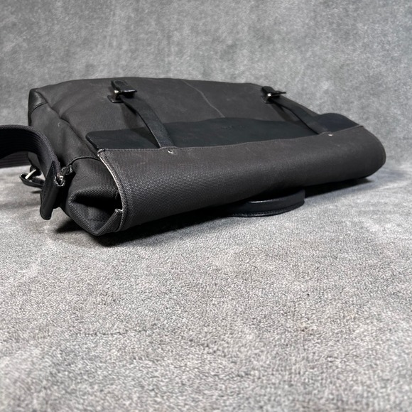 Timbuk2 Proof Messenger Bag 10-12L Waxed Canvas Leather Laptop Shoulder Black - Picture 7 of 16